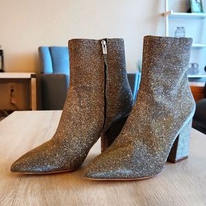 Loeffler Randall Zip-up Ankle Boots GLTR Size 7.5